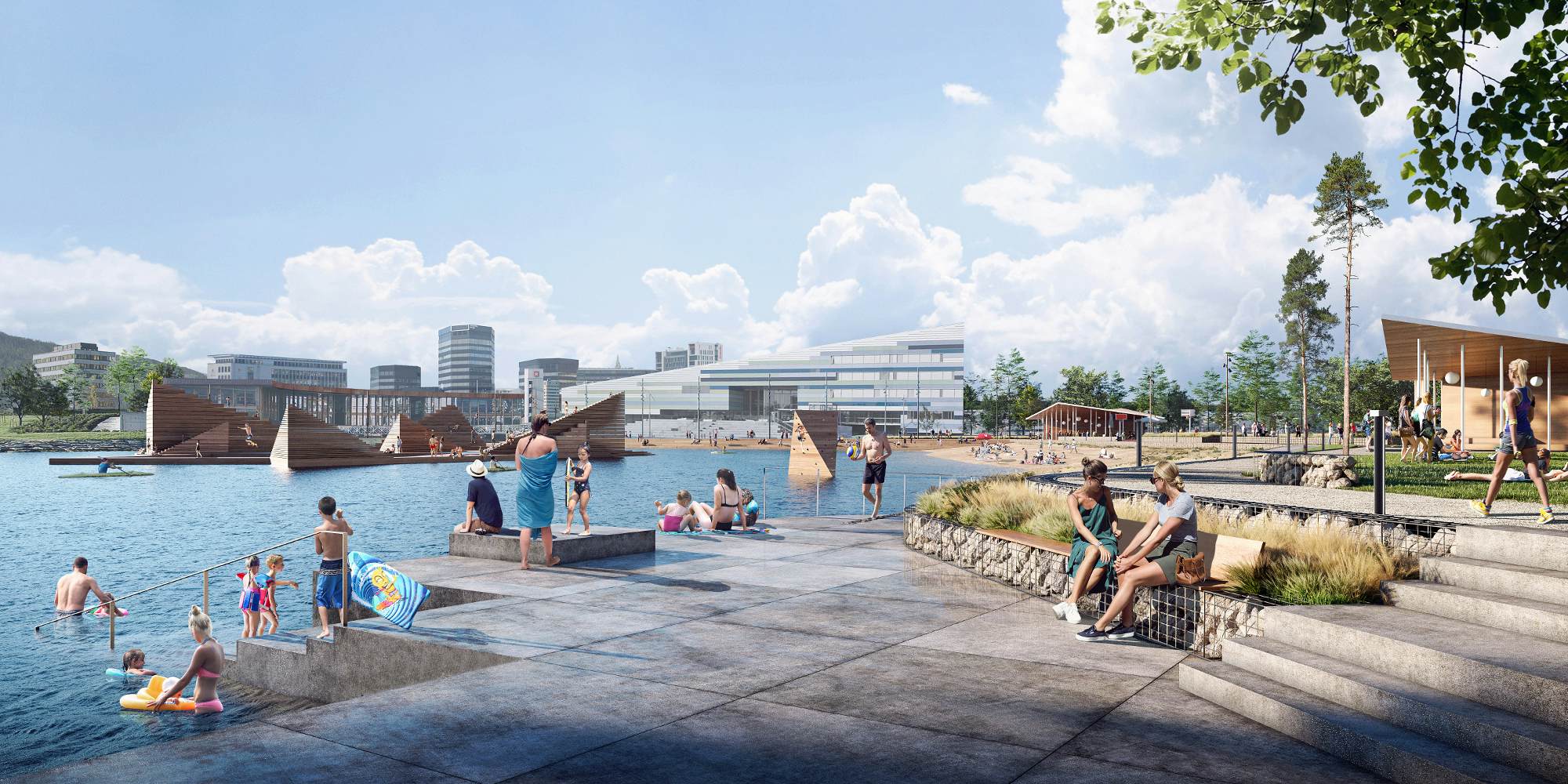 Guttenberg/north bergen waterfront park is situated nearby to the library guttenberg resource center and the residential area galaxy towers. Bergen's new waterside park is slated to open in 2022